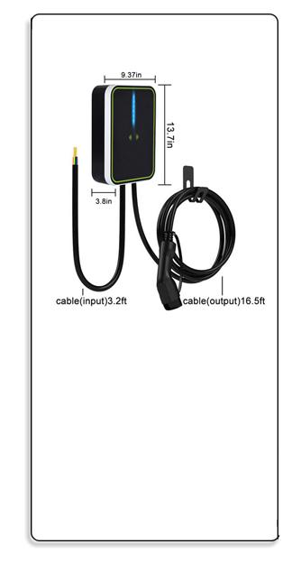 Electric Car Wallbox Pulsar Plus Ev Charger Gun Line 3.6KW / 7KW / 11KW / 22KW 5