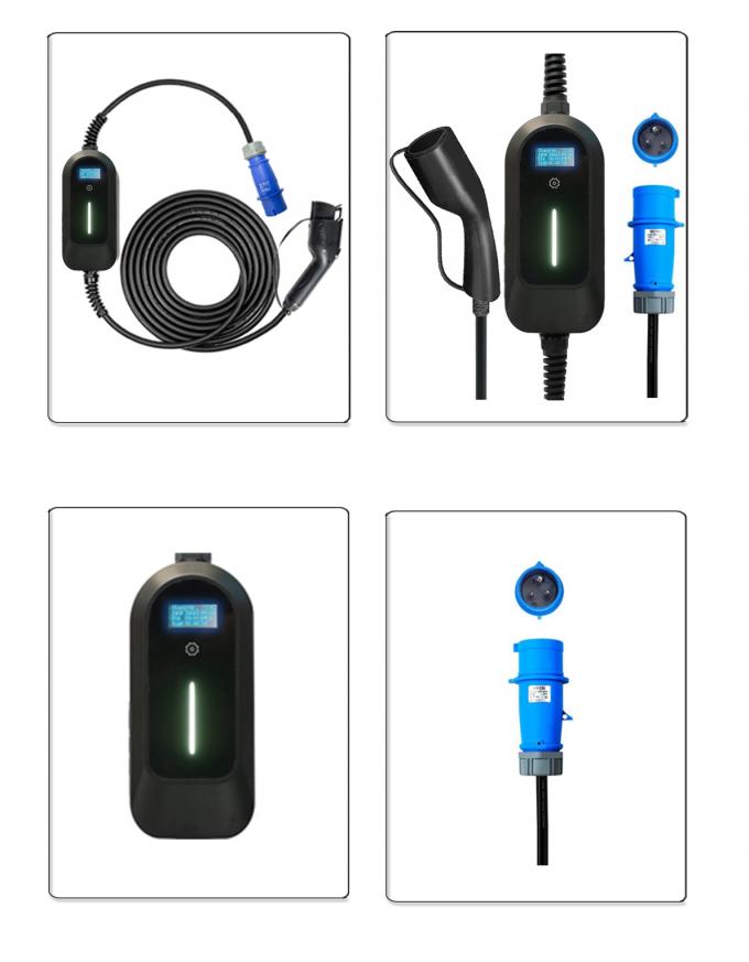 EVCOME Portable Ev Charger (3.5KW 7KW 11KW Max 32A Ajutable) 5M Or Customized Cable OEM ODM 4