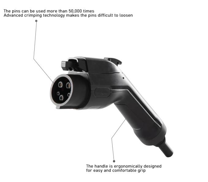EVCOME Ev Charger Connector (220V 16A 32A 40A 48A ) Type 1 Ev Charger Plug OEM ODM CB UKCA TUV 2