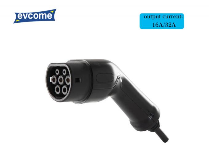 EVCOME Ev Charger Connector (250V 480V 16A 32A  )  Type 2 IEC 62196  Ev Charger Plug OEM ODM CB UKCA TUV 0