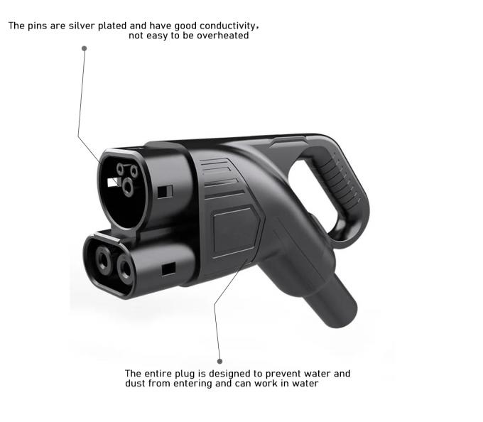 EVCOME CCS2 Plug IEC 62196 (1000V DC 80A 125A 150A 200A) Ev Charger Connector With 5m Length Cable or Custorized OEM 2