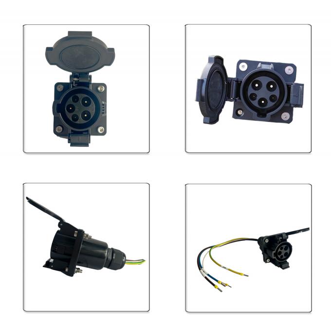 EVCOME Type 1 Socket (220V 16A 32A) Ev Charger Connector Without Cable OEM ODM 3