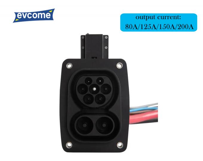 EVCOME Ev Charger Connector CCS2 Socket (80A 125A 150A 200A ) Without Cable OEM ODM CE UKCA ROHS 0