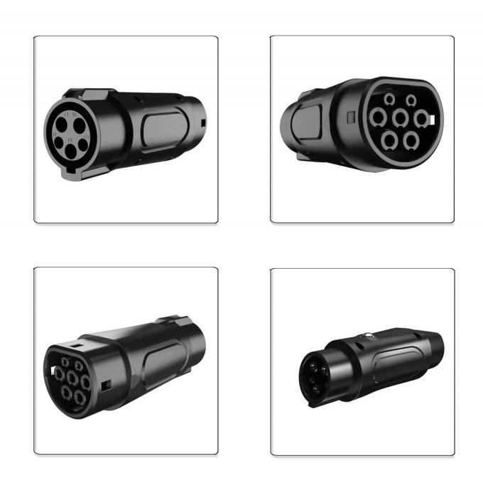 EVCOME Type 1 To Type 2 Adapter (32A 1 Phase 3 Phase ) Ev Charger Connector OEM ODM CE UKCA ROHS 3