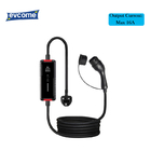 EVCOME Portable Ev Charger (220V 8A 10A 13A 16A) 5M Or Customized Cable With SAE J1772 IEC 62196    GBT