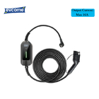 EVCOME Ev Charger Portable (220V Max 32A Ajuable) OEM ODM With IEC 61851  SAE J1772  GBT 20234