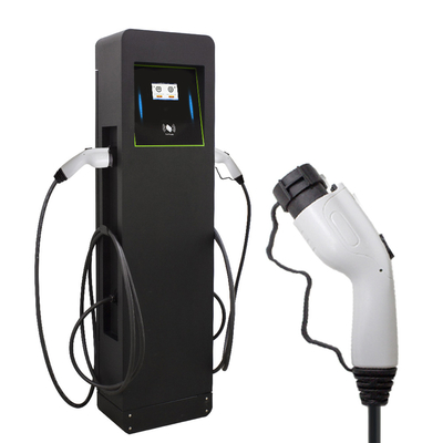 Ev charging station double gun GB/T 20234 7kw+7kw 32A  Commercial OCPP 1.6J OEM  ODM