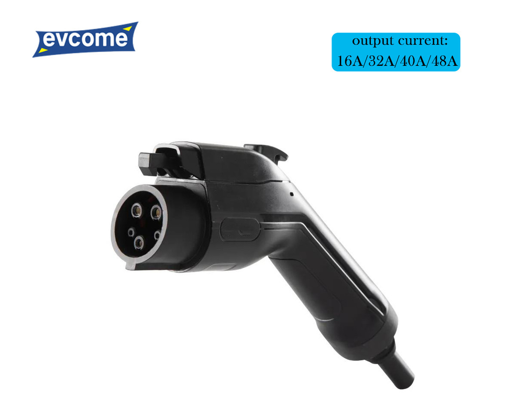 EVCOME Ev Charger Connector (220V 16A 32A 40A 48A )  Type 1  Ev Charger Plug OEM ODM CB UKCA TUV