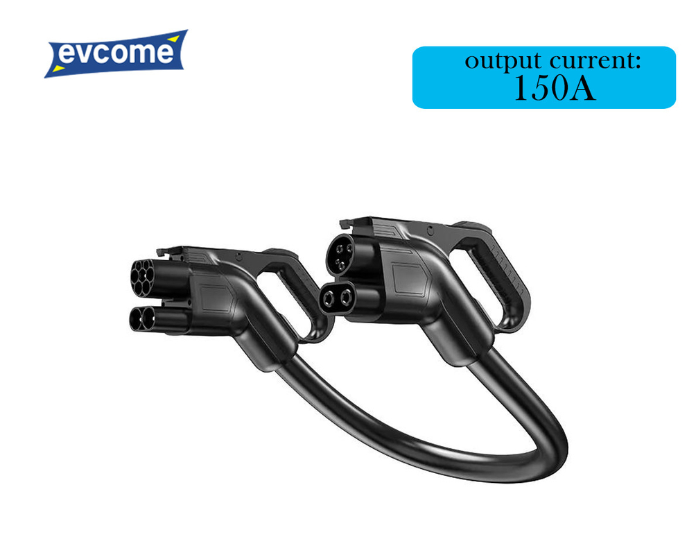 EVCOME CCS2 To CCS1 DC Adapter  (1000V DC  150A) Ev Charger Connector  OEM ODM